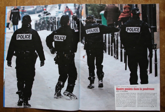 My photo on a nice 2 page spread in a French magazine