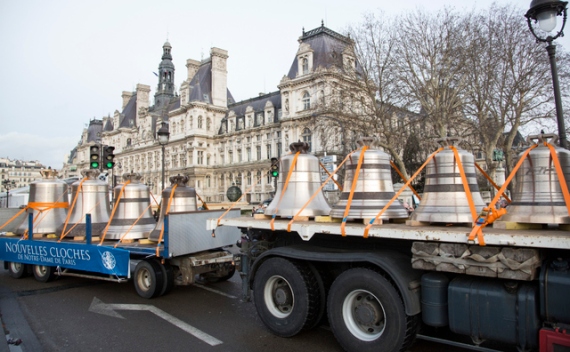 New bells en route to Notre Dame
