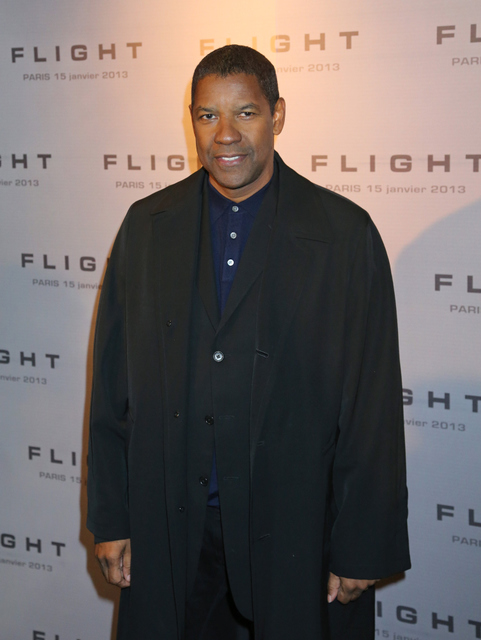 Denzel Washington - French premiere of the film "Flight"